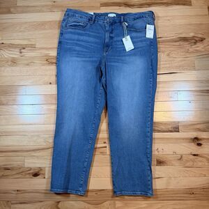 NWT Good American “Good Classic” Women’s Jeans Size 24 Indigo Blue MSRP $149